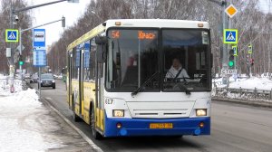 Автобус НефАЗ-5299-20-32 борт.№ 617 маршрут №54 на остановке "Академика Бардина"