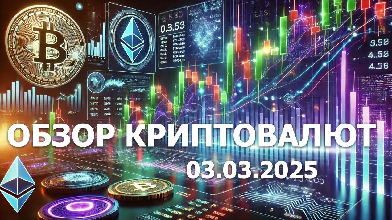 03.03.2025 - Технический анализ криптовалют #bitcoin #ethereum #btc #я #крипто смотреть онлайн