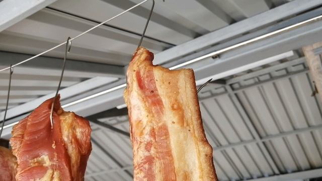 Бекон копченый в коптильне смотреть онлайн