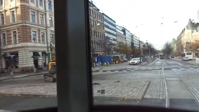 Trams of Helsinki 9-**: Škoda ForCity Smart Artic MLNRV3 #430 on line 10 (19.10.19) смотреть онлайн