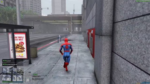 SPIDER MAN HELPS COP CATCH CRIMINALS (GTA 5 SUPERHERO ROLEPLAY) смотреть онлайн