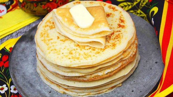 🥞 Толстые дрожжевые блины – как в детстве! Готовьте сразу двойную порцию!