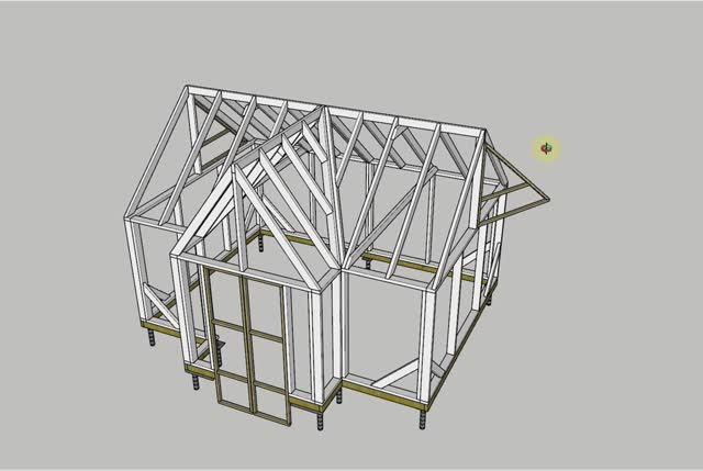01 Пример сборки каркаса теплицы в английском стиле смотреть онлайн