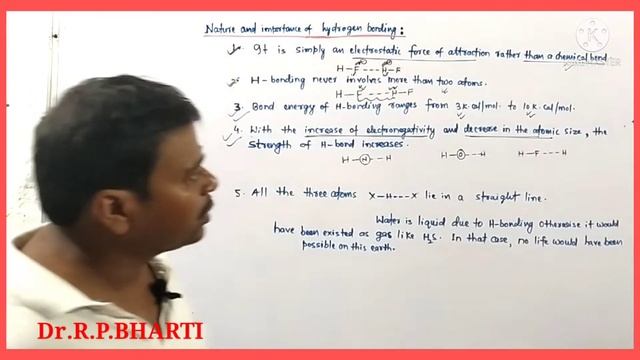 Nature and Importance of hydrogen bonding смотреть онлайн