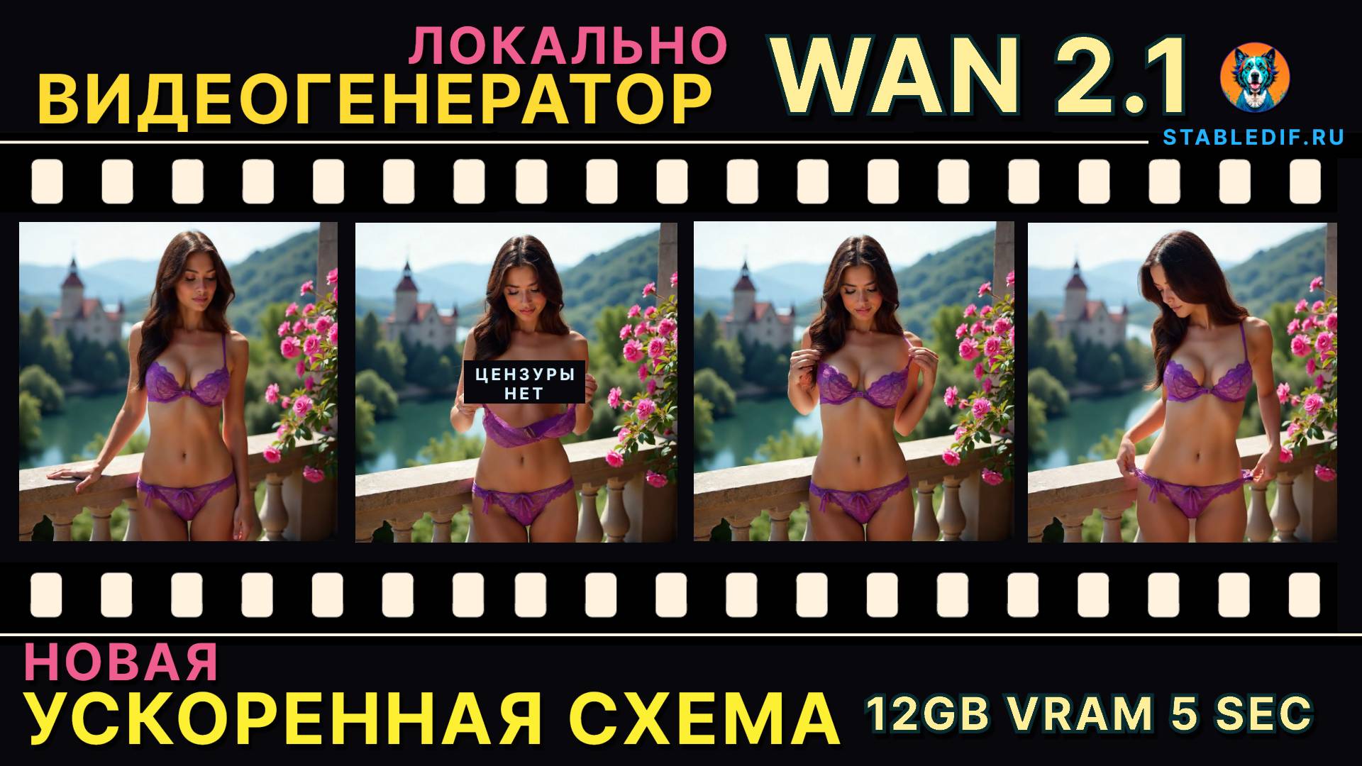 WAN 2.1 видеогенератор лучше Hunyuan | workflow смотреть онлайн
