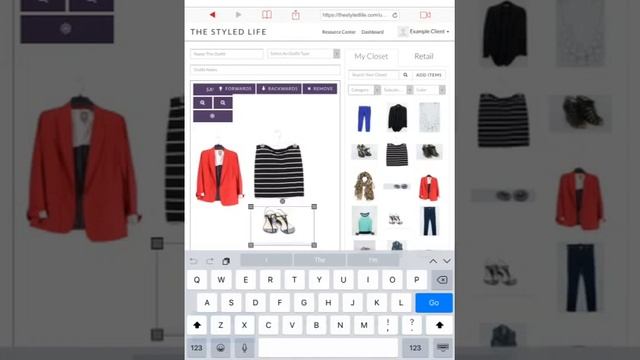 How to make an outfit in the virtual closet смотреть онлайн