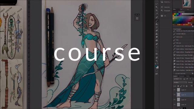 Character Illustration: Drawing Facial Expressions, Figures, and Clothing смотреть онлайн