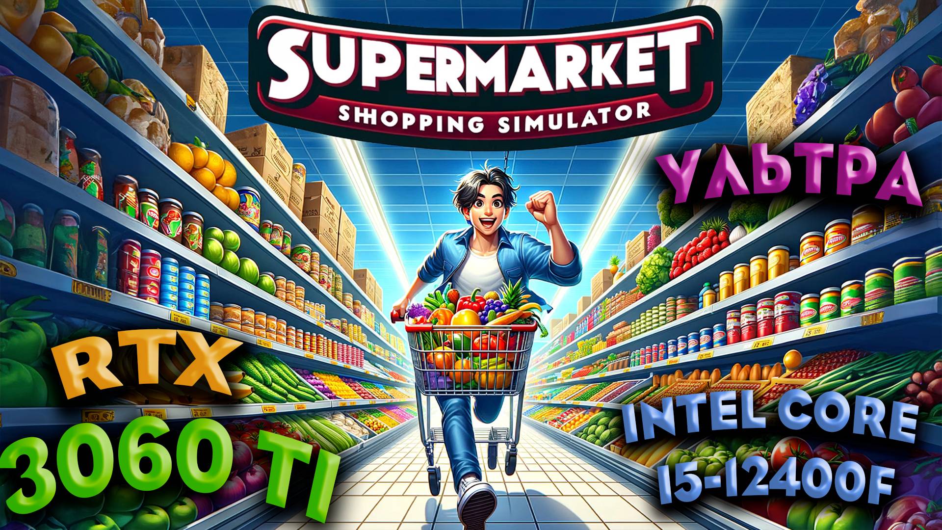 ТЕСТ ПРОИЗВОДИТЕЛЬНОСТИ ➤ Shop Simulator Supermarket ➤ RTX 3060Ti ➤ I5-12400F ➤ УЛЬТРА НАСТРОЙКИ
