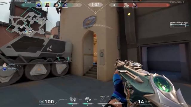 100 Ping? No problem | VALORANT | смотреть онлайн