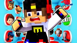 Майнкрафт но 100 КНОПОК и только ОДНА ТЕБЯ СПАСЕТ в Майнкрафте Троллинг Ловушка Minecraft Евгенбро