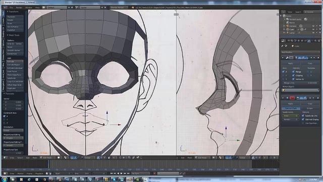 New FIRST LOOK: Modeling an anime head in blender смотреть онлайн