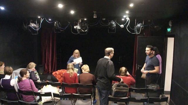 Театр ИНЭОС (ЭХО, ГОЛОС ЮНОСТИ) перед спектаклем