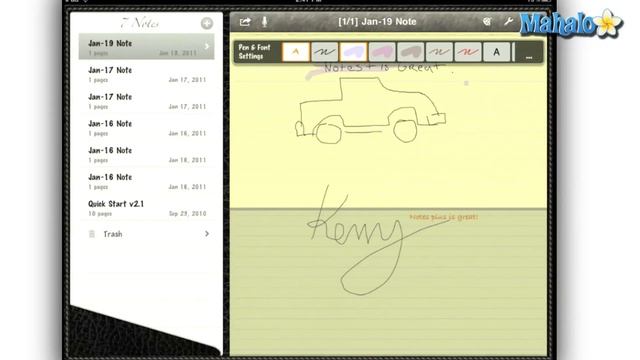 Notes Plus iPad App Review смотреть онлайн