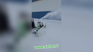 Снегоуборщик для вилочного погрузчика: мощь и удобство в действии