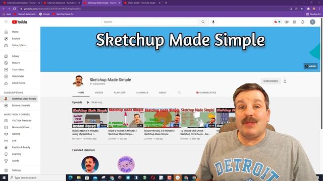 Welcome to Sketchup Made Simple | What will you learn today? смотреть онлайн