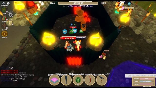 Obsidian PVP Tournament! Who will make it to the Finals? - Island Tribes Roblox смотреть онлайн