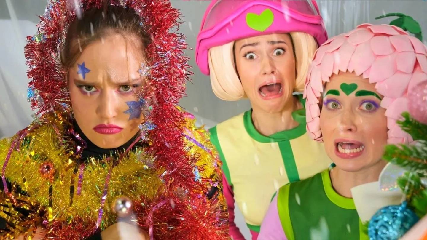 ПРАЗДНИЧНЫЙ МОНСТР — Песенки Фортуны — Флора и Фортуна спасают лес от мишуры смотреть онлайн