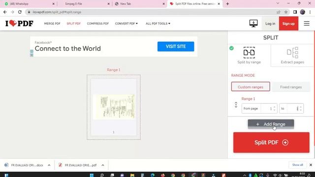 Cara Memisahkan File PDF dengan I Love Pdf // SPLIT PDF смотреть онлайн