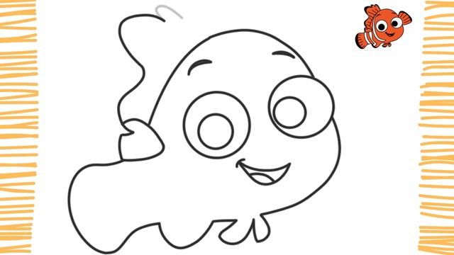 How To Draw NEMO I Easy смотреть онлайн