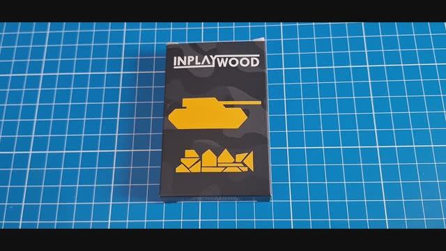 Inplaywood Сложи Танк из 12 деталей (Fold the Tank out of 12 parts) смотреть онлайн