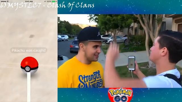 НАРЕЗКА БЛОГЕРОВ | Как блогеры ловили пикачу в игре Pokemon Go #1 смотреть онлайн