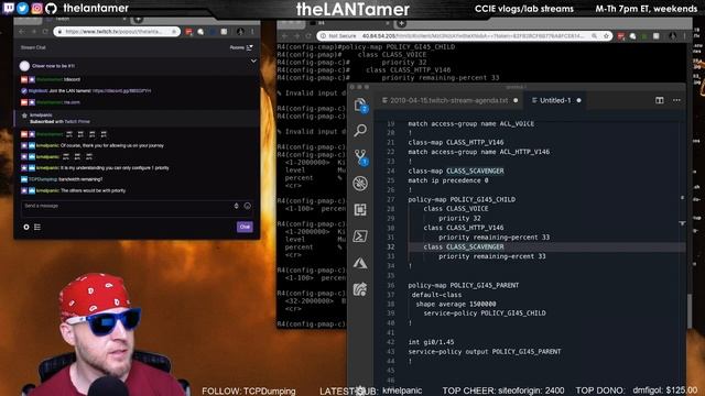 day 422 - QOS lab: low-latency queueing смотреть онлайн