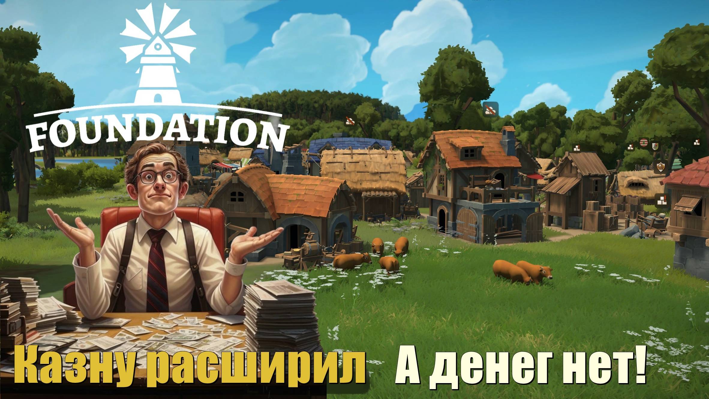 Казну расширил, а денег нет! Foundation #8
