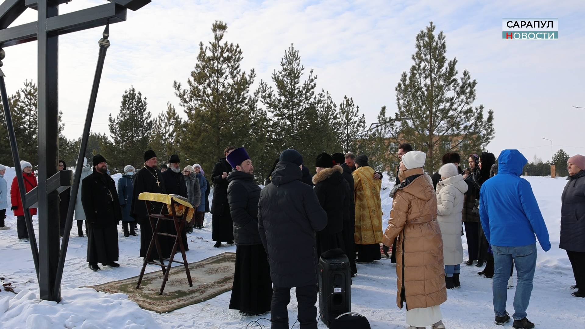 В САРАПУЛЕ ЗАЛОЖАТ ХРАМ В ЧЕСТЬ СВЯТОГО ФЁДОРА УШАКОВА смотреть онлайн