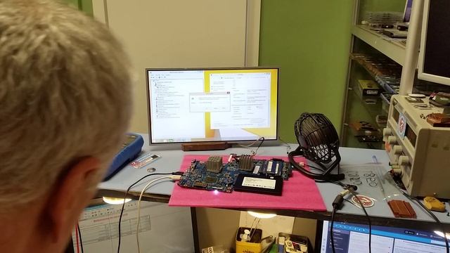 Матплата Toshiba C850D заказ 18946 - контрольный запуск. смотреть онлайн