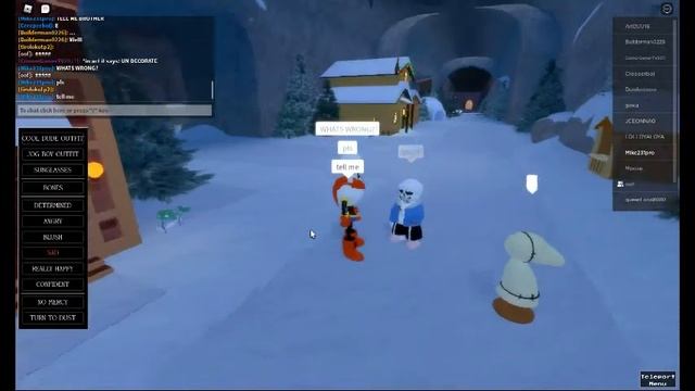 Roblox Undetale Playing as PAPYRUS i hope i can play the real undetale next time.