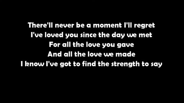 Céline Dion Just walk away Lyrics смотреть онлайн