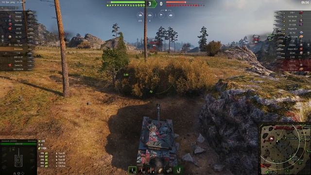 Мир танков. Хороший бой на Bat.-Châtillon Bourrasque смотреть онлайн