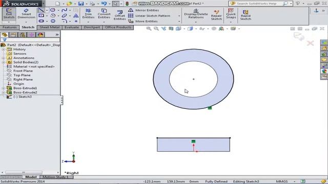 Learn solidwork || exercise 1 || SOLIDWORK Tutotial || very helpful for beginners смотреть онлайн