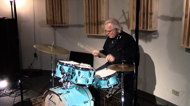 Steve Maxwell Vintage Drums - Sonor 20/10/12/14/5.75x14" Vintage Series Drum Set - California Blue смотреть онлайн