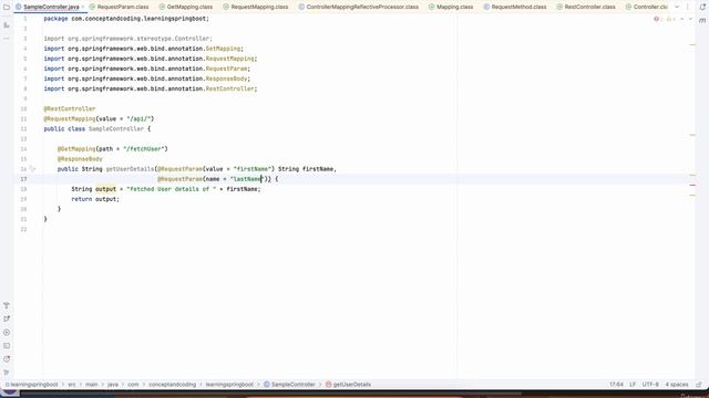 4. Spring boot Controller Layer Annotations смотреть онлайн