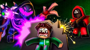 Игра в Кальмара, приключения Глупого парня, 1 серия (Роблокс анимация)