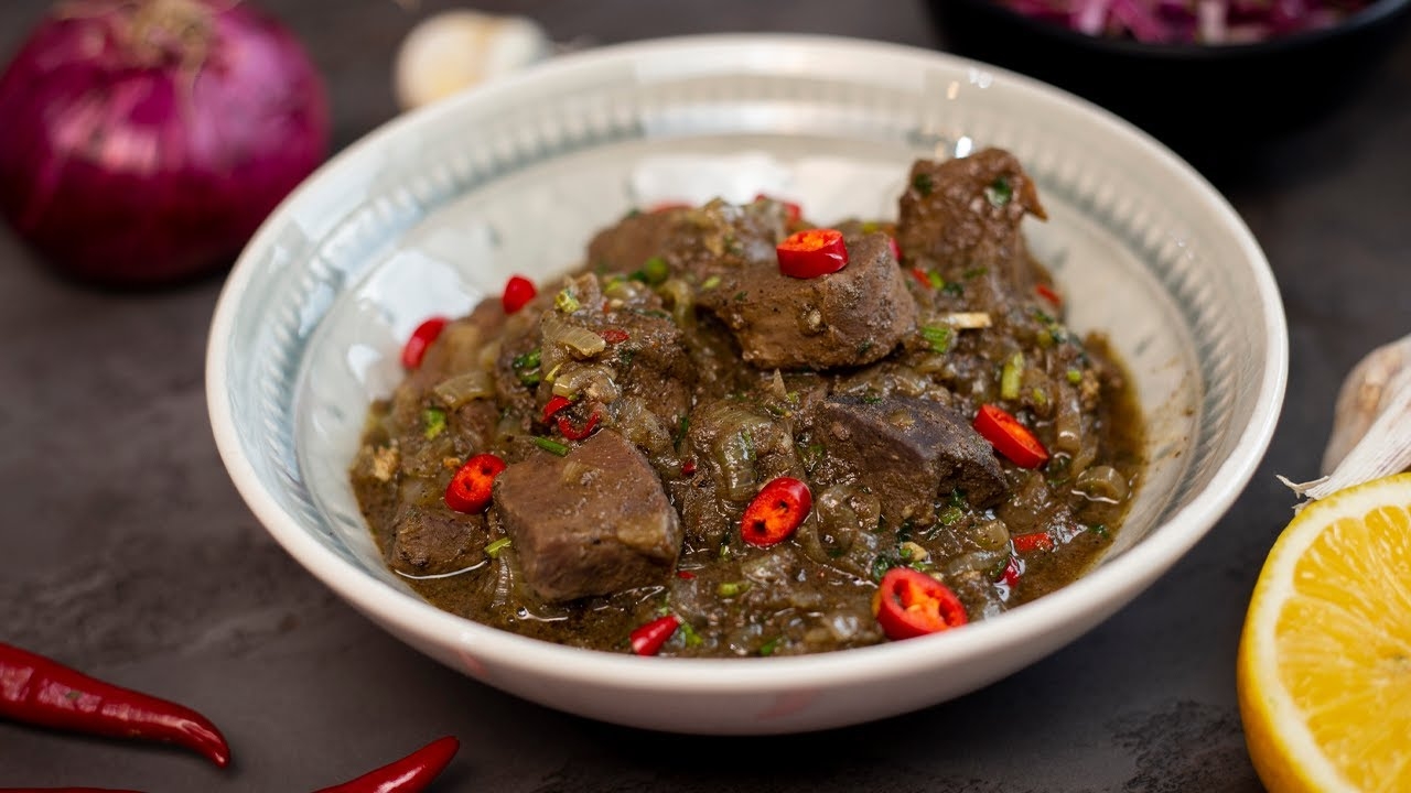 Каурма (ყაურმა) - вкусное деревенское блюдо. Говяжья печень и сердце по-грузински. смотреть онлайн