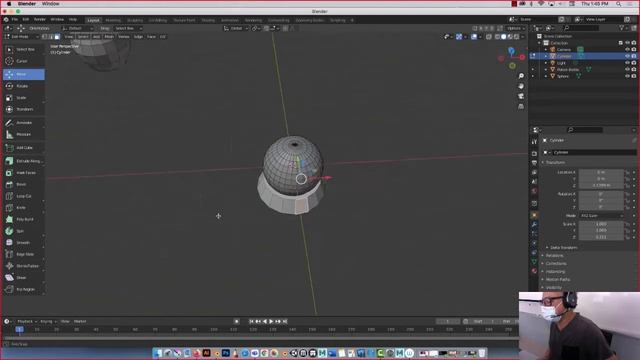 Blender 3D Model a Crystal Ball смотреть онлайн