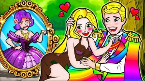 Мультики для девочек.🐾 Плохая сводная сестра против Бедной  Рапунцель.🐾 Смотреть онлайн бесплатно