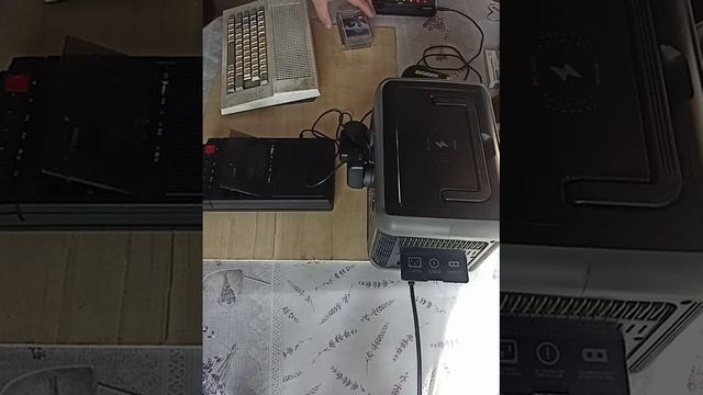 Обзор кассетного магнитофона который можно подключить к приставке Дельта - С смотреть онлайн