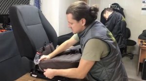 Как подшивать авточехлы к сиденьям