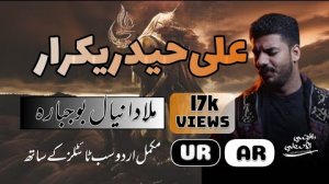 Danyal Bujubara - Ali haydar ya kerrar