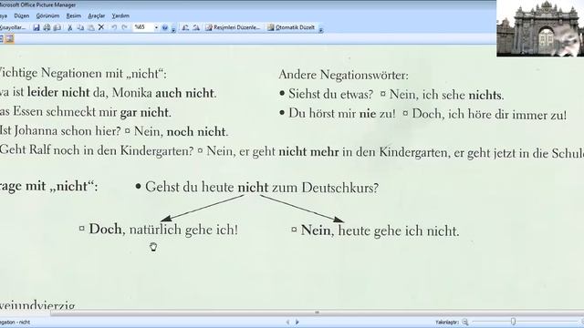 17. DERS : Negation: nicht, nichts, nie (A1) - değil, hiç, asla смотреть онлайн