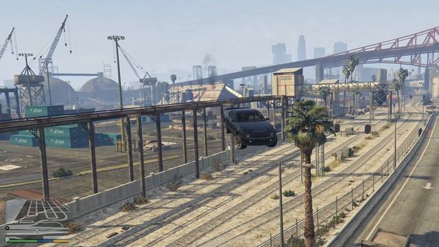 GTA 5 Stunt #33 + Map Location: Elysian Island, West of Terminal смотреть онлайн