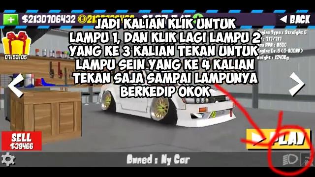 Cara hidupin lampu biar kedip kedip di Fr legends смотреть онлайн