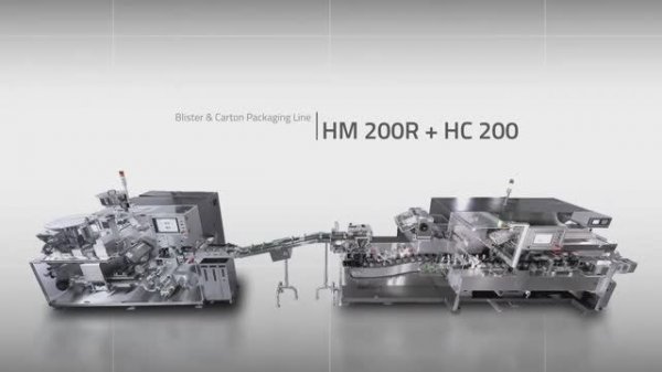 Автоматическая блистерно-картонажная линия Hoong A HM 200R + HC 200