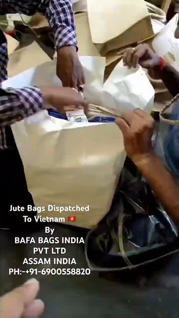 Jute Bags Dispatched To Vietnam 🇻🇳. #jute #bagmaker #bag #jute #jute_craft_ideas_easy смотреть онлайн