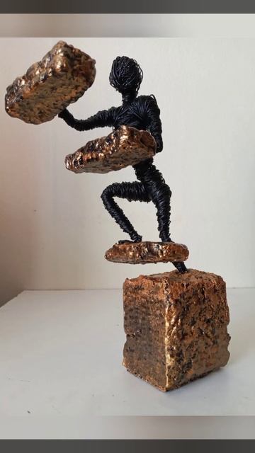 скульптура из проволоки смотреть онлайн