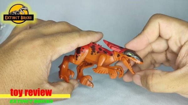PYRORAPTOR  JURASSIC WORLD DOMINION LEGO  COMPATIBLE TOY REVIEW  パイロラプトルのレゴ piroraptor lego