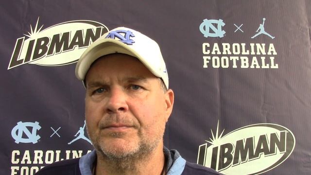 UNC Tar Heels Football Post-Practice Interview - Stacy Searels (9/4/2019) смотреть онлайн